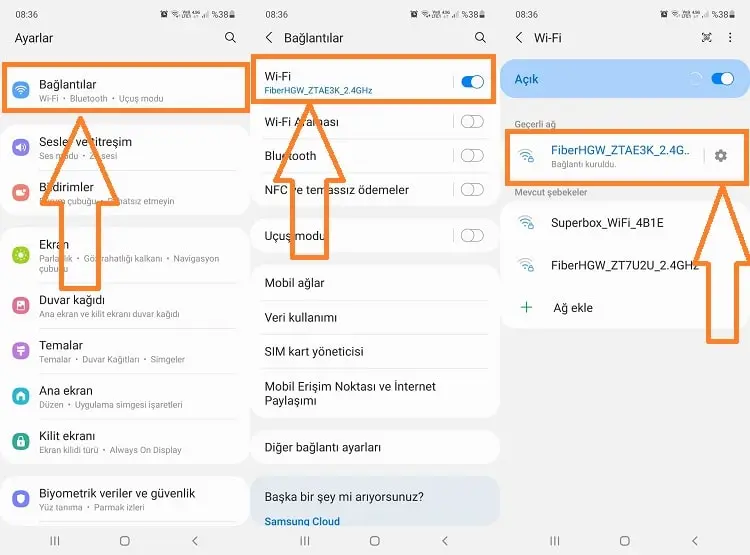 Telefonda Kayıtlı Kablosuz Wifi Şifresi Nasıl Öğrenilir?