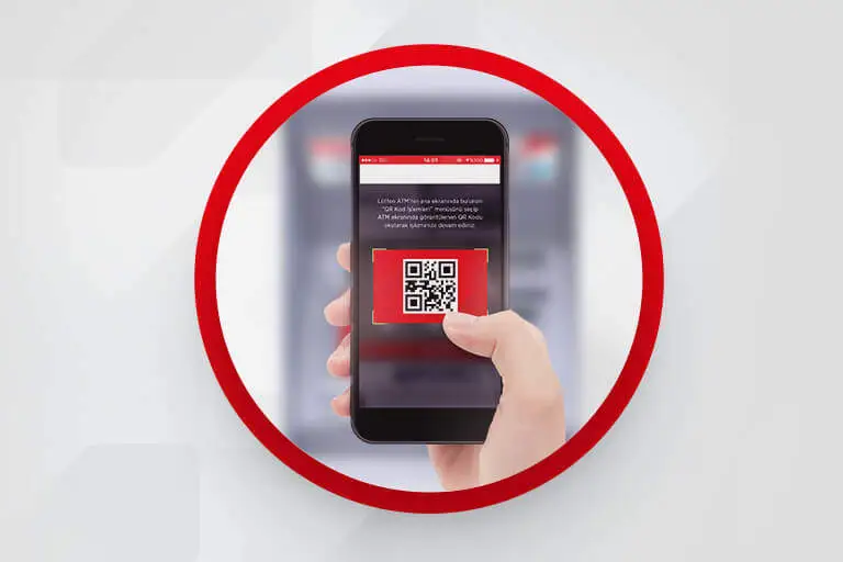 Ziraat Bankası QR Kod Para Çekme