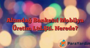 Altındağ Banketci Mobilya Üretim Ltd.Şti. Nerede?