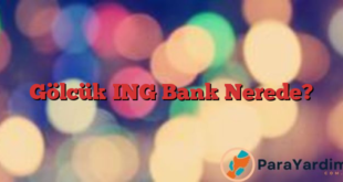 Gölcük ING Bank Nerede?