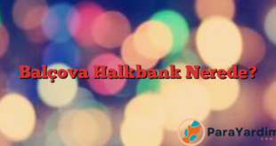 Balçova Halkbank Nerede?