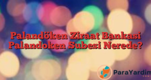 Palandöken Ziraat Bankasi Palandoken Subesi Nerede?
