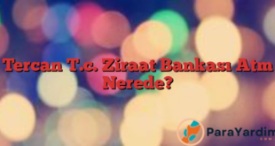 Tercan T.c. Ziraat Bankası Atm Nerede?
